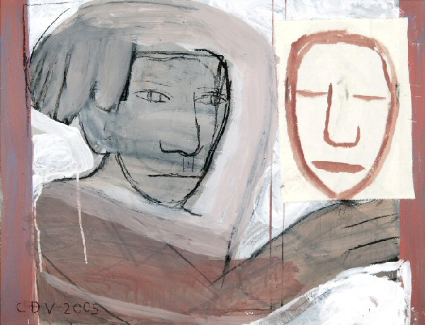 Memento, 2005, 50 x 65 cm, gem. techn. op doek