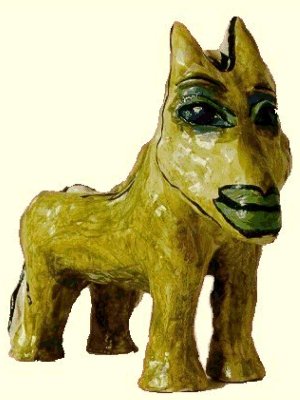 Het paardje, keramiek, 1999, part. coll.